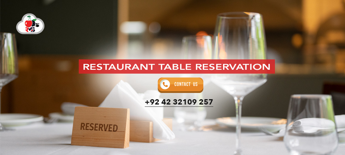 Restaurant Table Reservation Systems in Lahore By CherryBerryRMS